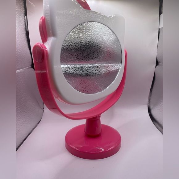 🌸 Hello Kitty stand Vanity Mirror-Sanrio White Pink - Picture 3 of 7